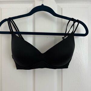 Aerie Black Strappy Bra Intimates